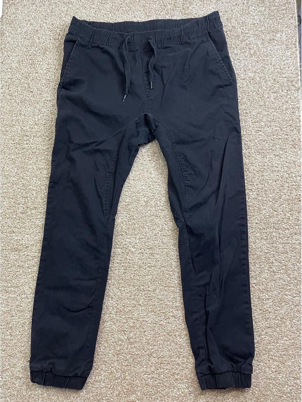 Southpole‎ XL Joggers Pants Men Black Drawstring Casual Y2K Skater Canvas